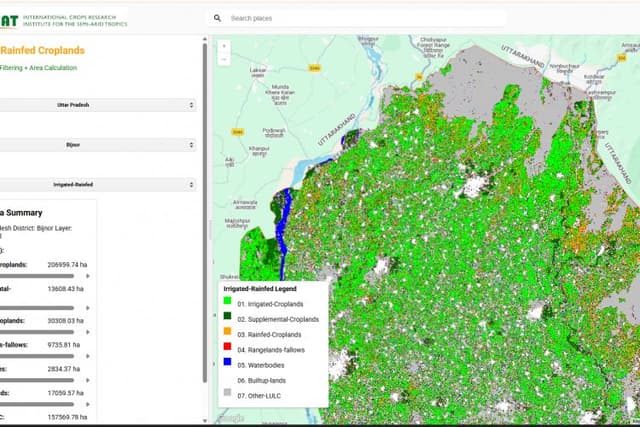 ICRISAT Develops High-Resolution Map to Distinguish Irrigated and Rainfed Croplands Across India