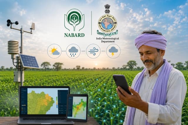 NABARD, IMD Sign MoU to Deliver Actionable Weather Insights to Farmers Through DiCRA